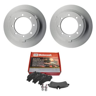Motorcraft® - Standard Premium™ Plain Rear Brake Kit with Ceramic Pads