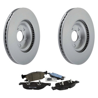 Motorcraft® - Standard Premium™ Plain Front Brake Kit with Ceramic Pads
