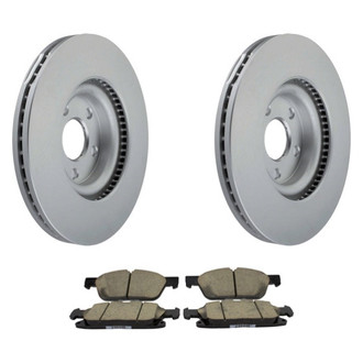 Motorcraft® - Standard Premium™ Plain Front Brake Kit with Ceramic Pads