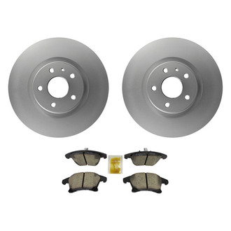 Motorcraft® - Standard Premium™ Plain Front Brake Kit with Ceramic Pads