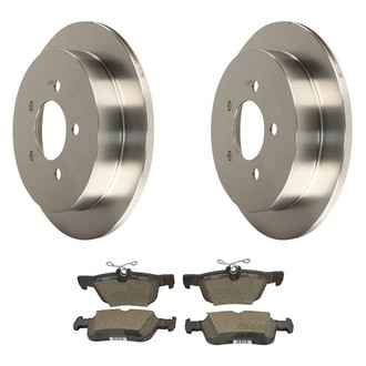 Motorcraft® - Standard Premium™ Plain Rear Brake Kit with Ceramic Pads