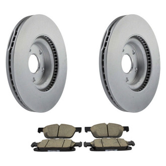 Motorcraft® - Standard Premium™ Plain Front Brake Kit with Ceramic Pads