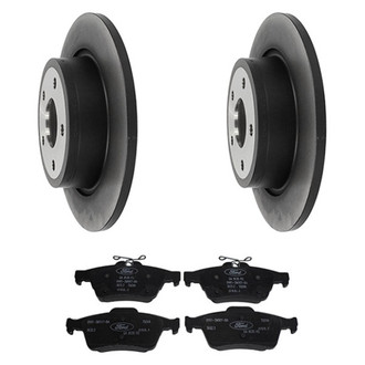 Motorcraft® - Standard Premium™ Plain Rear Brake Kit with Ceramic Pads