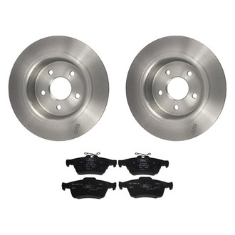 Motorcraft® - Standard Premium™ Plain Rear Brake Kit with Ceramic Pads