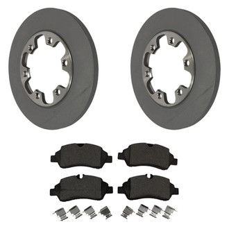 Motorcraft® - Standard Premium™ Plain Rear Brake Kit with Ceramic Pads