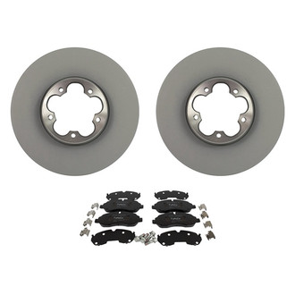Motorcraft® - Standard Premium™ Plain Front Brake Kit with Ceramic Pads