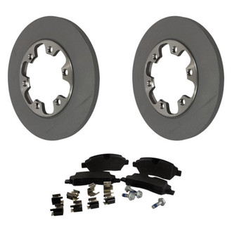 Motorcraft® - Standard Premium™ Plain Rear Brake Kit with Ceramic Pads