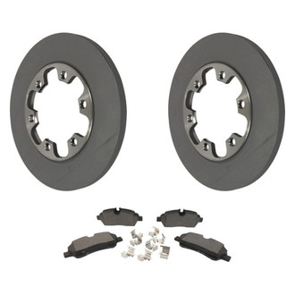 Motorcraft® - Standard Premium™ Plain Rear Brake Kit with Ceramic Pads