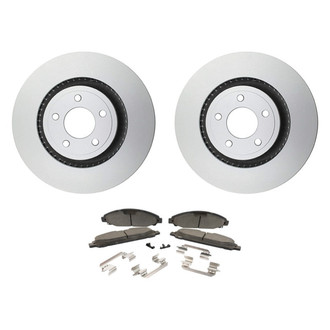 Motorcraft® - Standard Premium™ Plain Front Brake Kit with Ceramic Pads