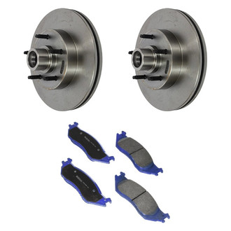 Motorcraft® - SuperDuty™ Plain Brake Kit with Ceramic Pads