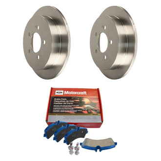 Motorcraft® - SuperDuty™ Plain Rear Brake Kit with Ceramic Pads