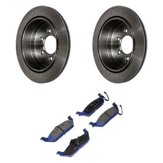 Motorcraft® - SuperDuty™ Plain Rear Brake Kit with Ceramic Pads