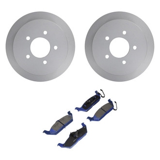 Motorcraft® - SuperDuty™ Plain Rear Brake Kit with Ceramic Pads
