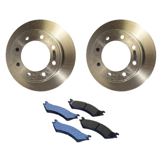 Motorcraft® - SuperDuty™ Plain Rear Brake Kit with Ceramic Pads