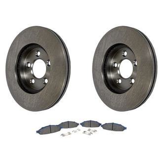 Motorcraft® - SuperDuty™ Plain Front Brake Kit with Ceramic Pads