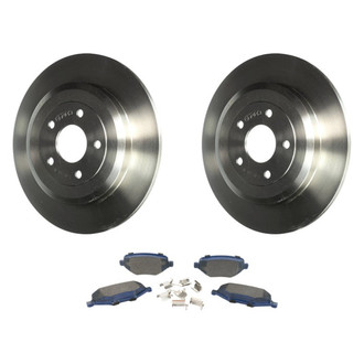 Motorcraft® - SuperDuty™ Plain Rear Brake Kit with Ceramic Pads