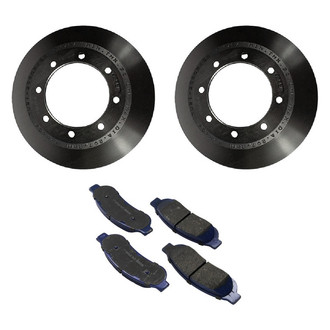 Motorcraft® - SuperDuty™ Plain Rear Brake Kit with Ceramic Pads