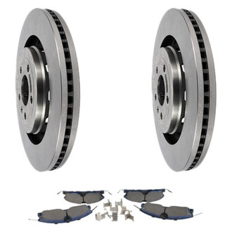 Motorcraft® - SuperDuty™ Plain Front Brake Kit with Ceramic Pads