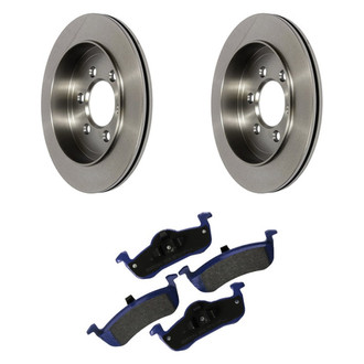 Motorcraft® - SuperDuty™ Plain Rear Brake Kit with Ceramic Pads