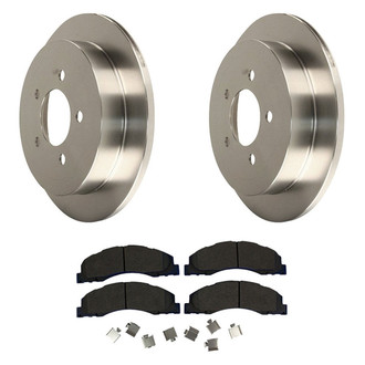 Motorcraft® - SuperDuty™ Plain Front Brake Kit with Ceramic Pads