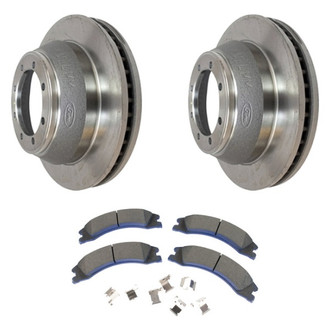 Motorcraft® - SuperDuty™ Plain Rear Brake Kit with Ceramic Pads