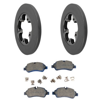 Motorcraft® - SuperDuty™ Plain Rear Brake Kit with Ceramic Pads