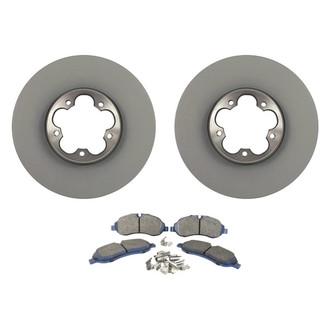 Motorcraft® - SuperDuty™ Plain Front Brake Kit with Ceramic Pads