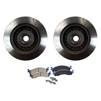 Motorcraft® - SuperDuty™ Plain Front Brake Kit with Ceramic Pads