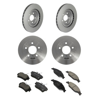 Motorcraft® - Standard Premium™ Plain Brake Kit with Organic Pads