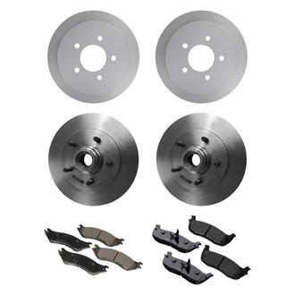 Motorcraft® - Standard Premium™ Plain Brake Kit with Ceramic Pads