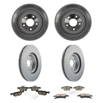 Motorcraft® - Standard Premium™ Plain Brake Kit with Semi-Metallic Pads