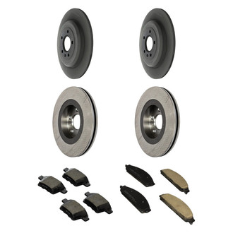 Motorcraft® - Standard Premium™ Plain Brake Kit with Organic Pads