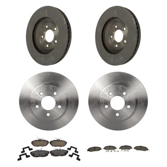 Motorcraft® - Standard Premium™ Plain Brake Kit with Organic Pads