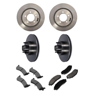 Motorcraft® - Standard Premium™ Plain Front and Rear Brake Kit with Ceramic Pads