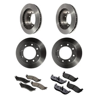 Motorcraft® - Standard Premium™ Plain Front and Rear Brake Kit with Ceramic Pads