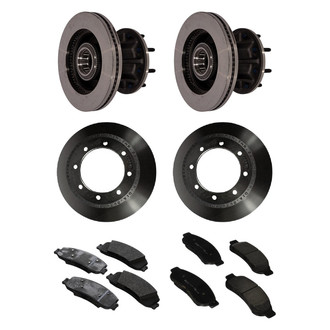 Motorcraft® - Standard Premium™ Plain Front and Rear Brake Kit with Ceramic Pads
