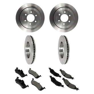 Motorcraft® - Standard Premium™ Plain Brake Kit with Ceramic Pads