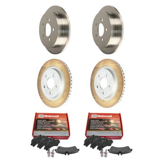 Motorcraft® - Standard Premium™ Plain Front and Rear Brake Kit with Ceramic Pads