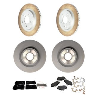 Motorcraft® - Standard Premium™ Plain Front and Rear Brake Kit with Ceramic Pads