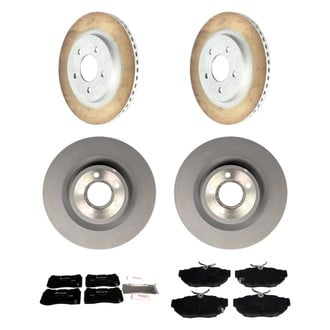 Motorcraft® - Standard Premium™ Plain Front and Rear Brake Kit with Ceramic Pads