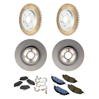 Motorcraft® - Standard Premium™ Plain Front and Rear Brake Kit with Ceramic Pads