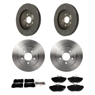 Motorcraft® - Standard Premium™ Plain Front and Rear Brake Kit with Ceramic Pads