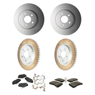Motorcraft® - Standard Premium™ Plain Front and Rear Brake Kit with Ceramic Pads