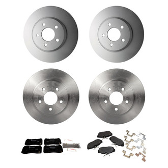 Motorcraft® - Standard Premium™ Plain Front and Rear Brake Kit with Ceramic Pads