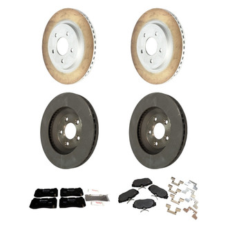 Motorcraft® - Standard Premium™ Plain Front and Rear Brake Kit with Ceramic Pads