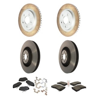 Motorcraft® - Standard Premium™ Plain Front and Rear Brake Kit with Ceramic Pads