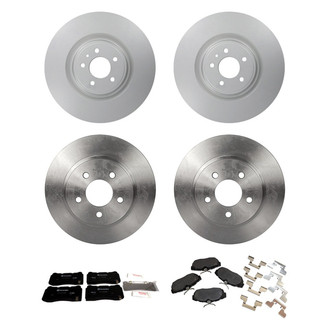 Motorcraft® - Standard Premium™ Plain Front and Rear Brake Kit with Ceramic Pads