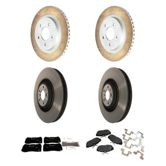 Motorcraft® - Standard Premium™ Plain Front and Rear Brake Kit with Ceramic Pads