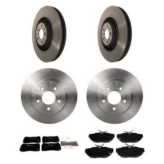 Motorcraft® - Standard Premium™ Plain Front and Rear Brake Kit with Ceramic Pads