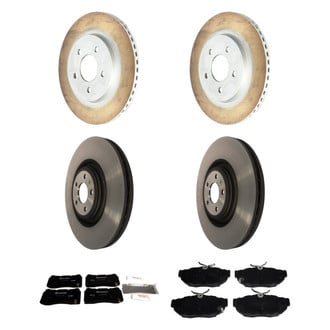 Motorcraft® - Standard Premium™ Plain Front and Rear Brake Kit with Ceramic Pads